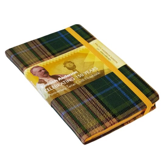 Kinloch Anderson Commonplace Notebook in Kinloch Anderson Sundial 150th Anniversary Tartan