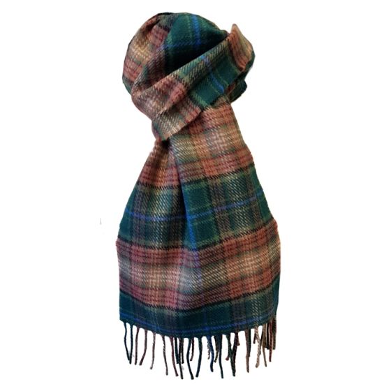 Lambswool Tartan Scarf in Kinloch Anderson Sundial 150th Anniversary Tartan