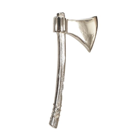 Robert The Bruce's Broken Axe Kilt Pin in Sterling Silver 
