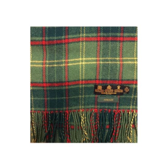 Lambswool Scarf in County Armagh Tartan