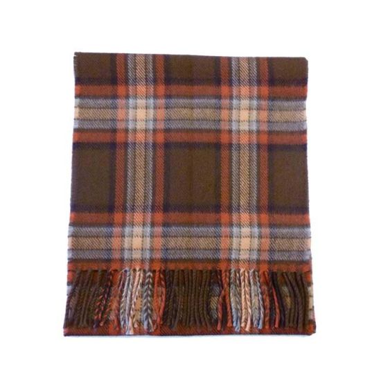 Lambswool Scarf in Down County Tartan