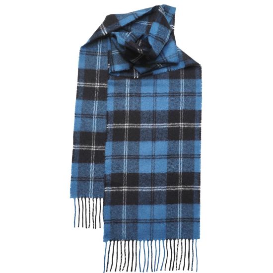 Lambswool Scarf in Ramsay Blue Tartan