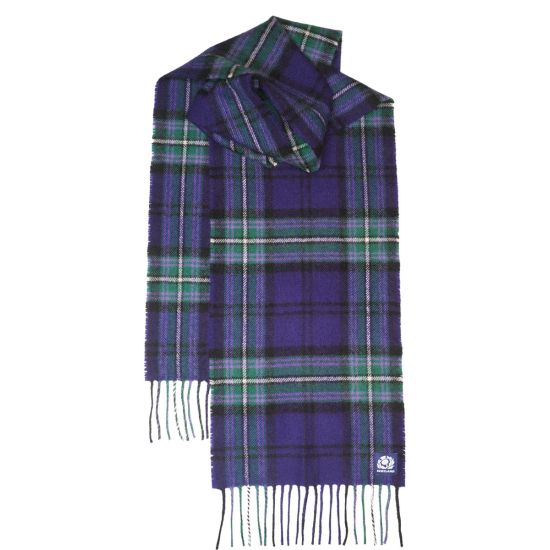 Official Scottish Rugby Union Tartan Lambswool Scarf - 'As One'