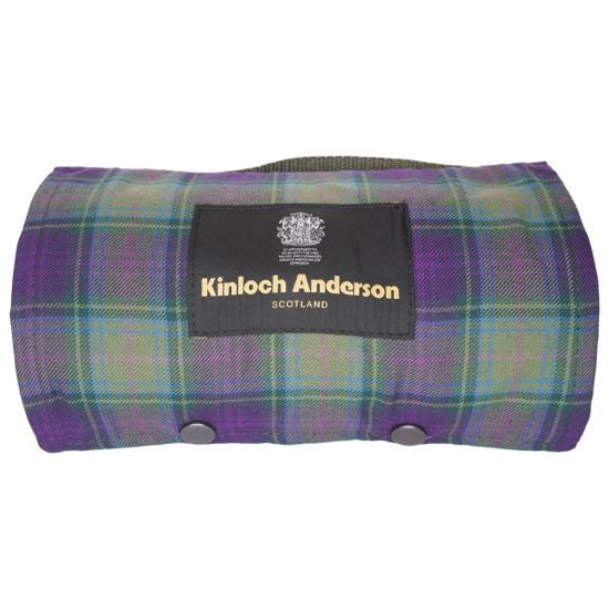 Kinloch Anderson Heather tartan picnic rug