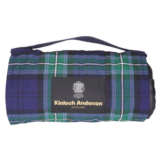 Scottish Rugby tartan picnic rug
