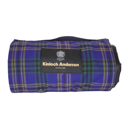 St Andrews University tartan picnic rug