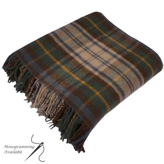 Pure New Wool Rug in Antique Dress Gordon Tartan