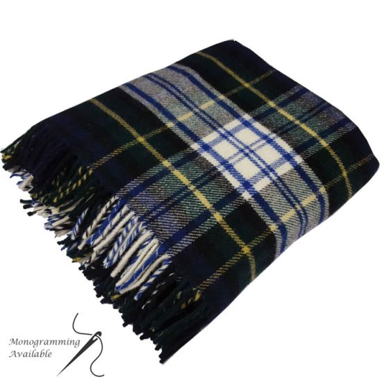 Pure New Wool Rug in Dress Gordon Modern Tartan
