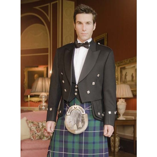 Regulation Doublet and Vest in Black Barathea Special Order