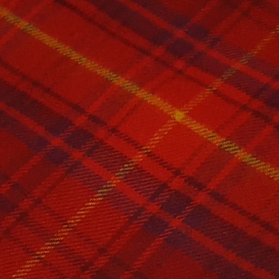 Lambswool Throw in Kinloch Anderson Rowanberry Tartan