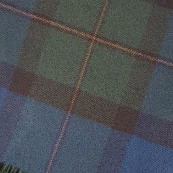 Lambswool Throw in Macleod of Harris Antique Tartan