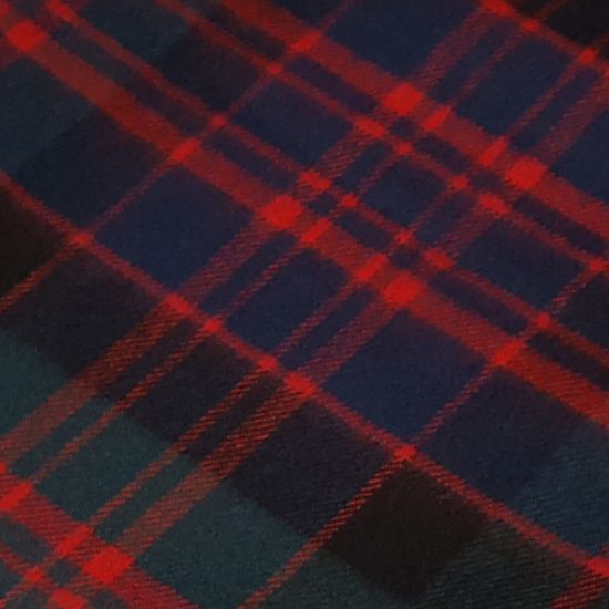 Lambswool Throw in Macdonald Modern Tartan sett