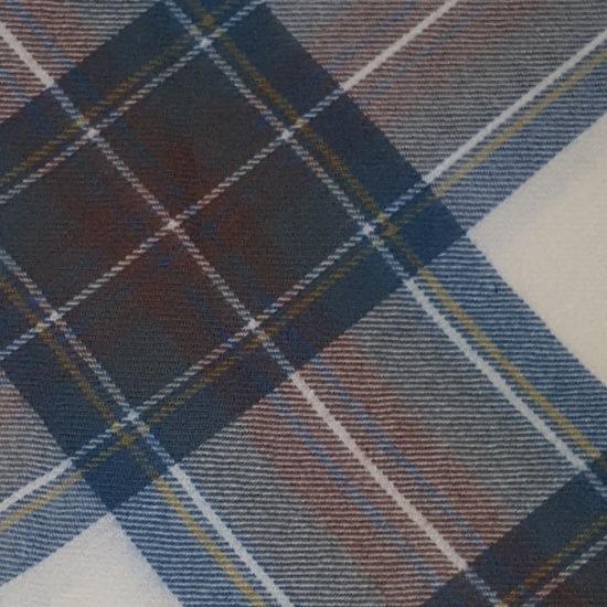 Lambswool throw in Stewart Blue Dress Tartan Sett