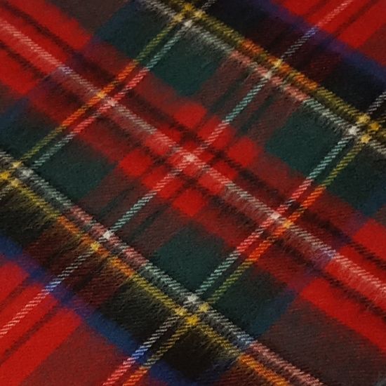 Lambswool Throw in Stewart Royal Tartan sett