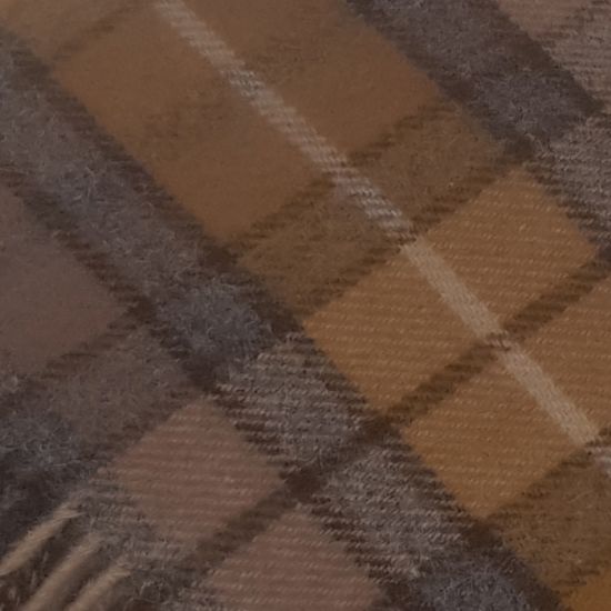 Pure New Wool Rug in Buchanan Natural Tartan 