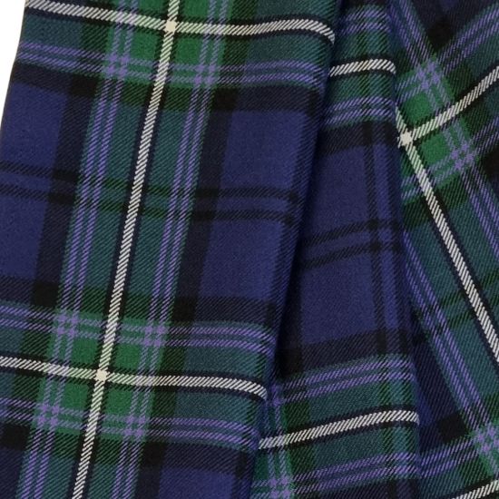 Evening Sash in Scottish Rugby Tartan in Fine Wool