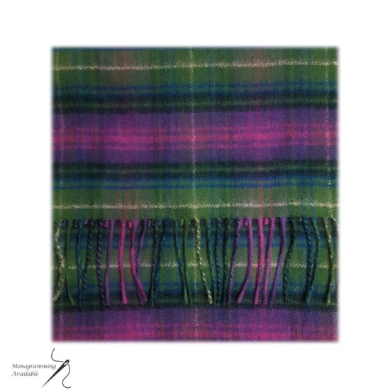 Cashmere Scarf in Kinloch Anderson Heather Tartan