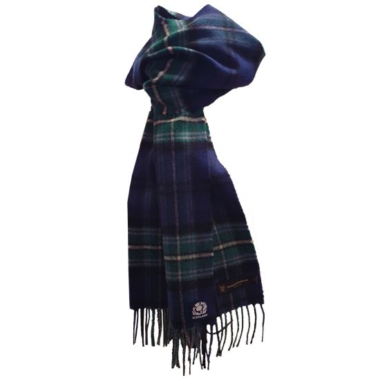 Official Scottish Rugby Union Tartan Cashmere Scarf - 'As One'