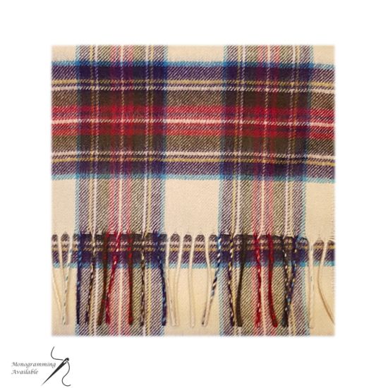 Cashmere Scarf in Stewart Hessian Tartan