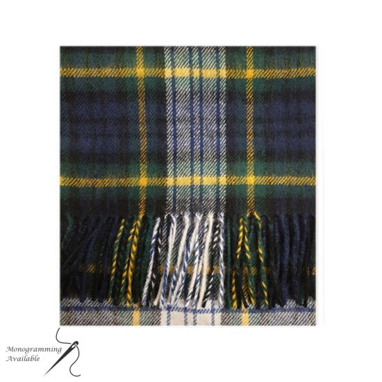 Lambswool Scarf in Gordon Dress Tartan