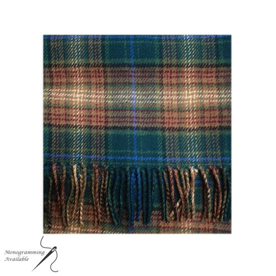 Lambswool Tartan Scarf in Kinloch Anderson Sundial 150th Anniversary Tartan
