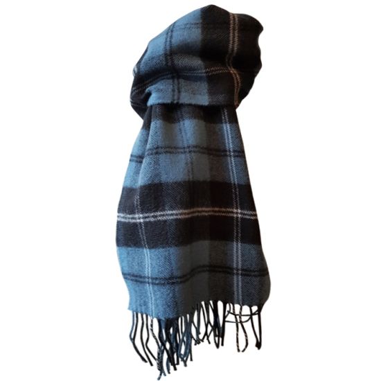 Lambswool Scarf in Ramsay Blue Tartan