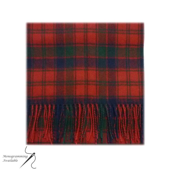 Lambswool Scarf in Robertson Red Tartan