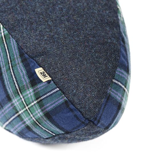 Eco Rugby Ball Cushion in Scottish Rugby Tartan