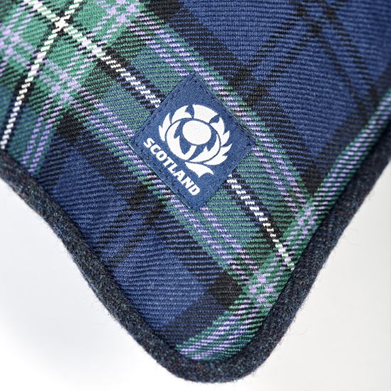 Square Cushion in Scottish Rugby Tartan