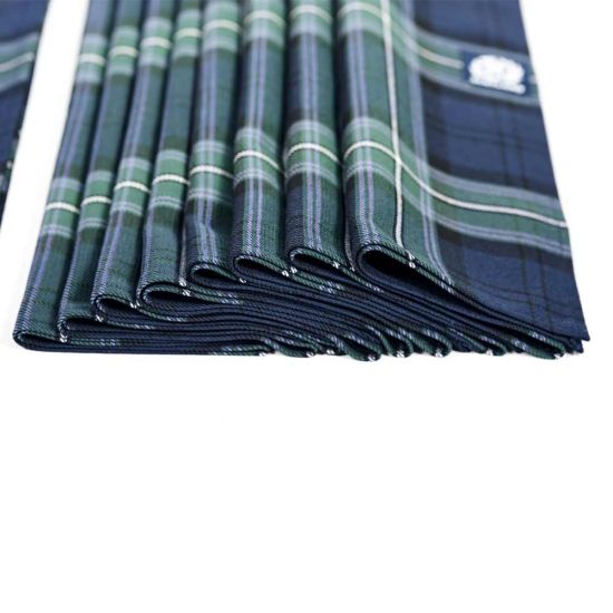Scottish Rugby Tartan Table Runner and 8 Napkin Set