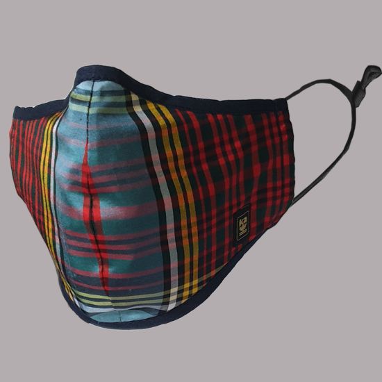 The Kinloch Anderson Tartan Face Mask in Silk