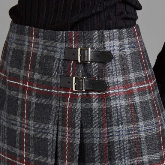 The Kinloch Anderson Assymetric Pleat Skirt