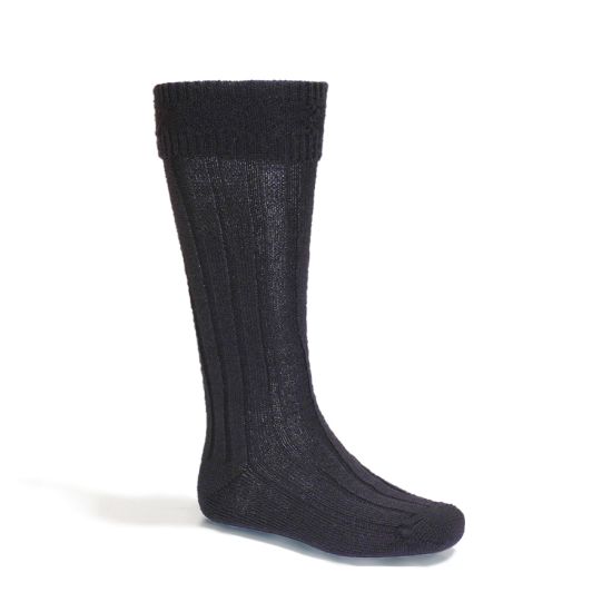 Charcoal Grey Kilt Hose with Celtic Top