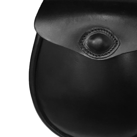 Bridle Leather Day Wear Sporran - No Tassels in Black