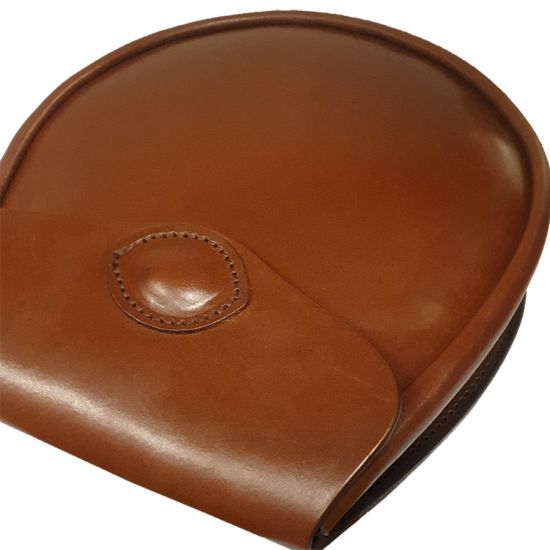 Bridle Leather Day Sporran - No Tassels in Conker