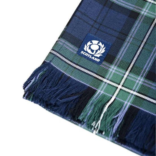 Scottish Rugby Tartan Table Runner and 8 Napkin Set