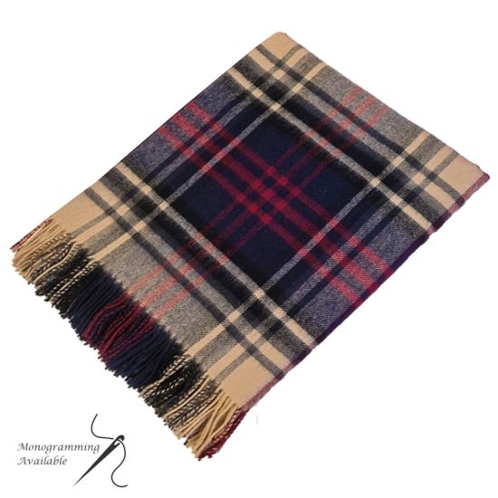 Lambswool Throw in Kinloch Anderson Dress Tartan