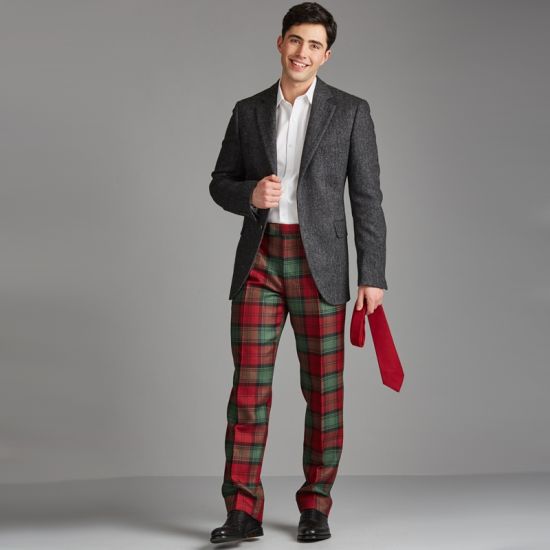Kinloch Anderson Tartan Trousers - Straight Waistband