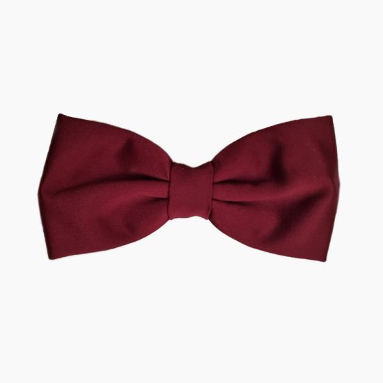 Bow tie, Pre Tied in Burgundy