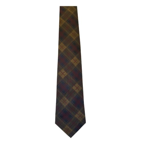 KINLOCH ANDERSON TARTAN SILK WOVEN TIE