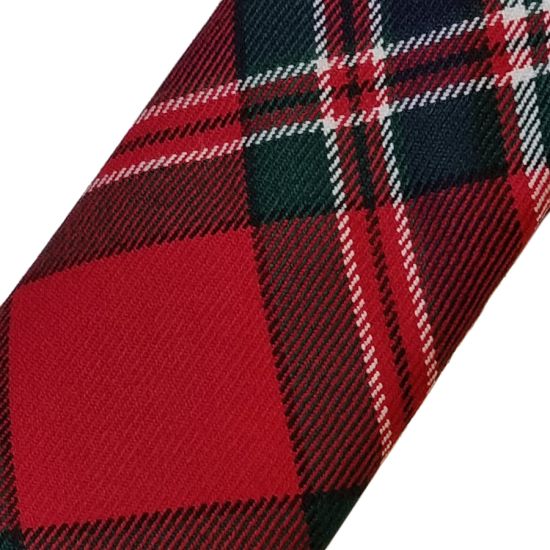 MacFarlane Red Modern Wool Tartan Tie