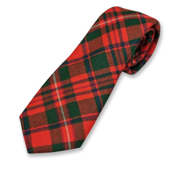 MacKinnon Ancient Tartan Tie in Pure New Wool