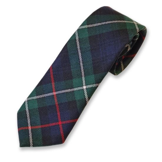 Mackenzie Modern Tartan Tie in Pure New Wool
