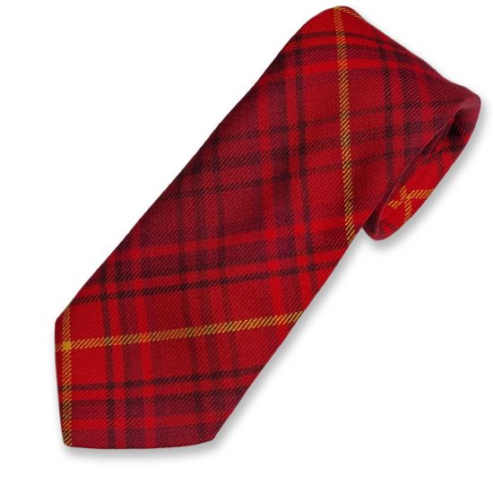 Kinloch Anderson Rowanberry Wool Tie Slimline