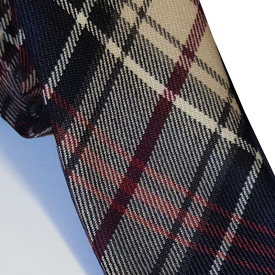 KINLOCH ANDERSON Dress Sett TARTAN  Slim Wool TIE