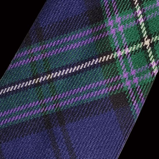 Slim Wool Tie in Scottish Rugby Tartan