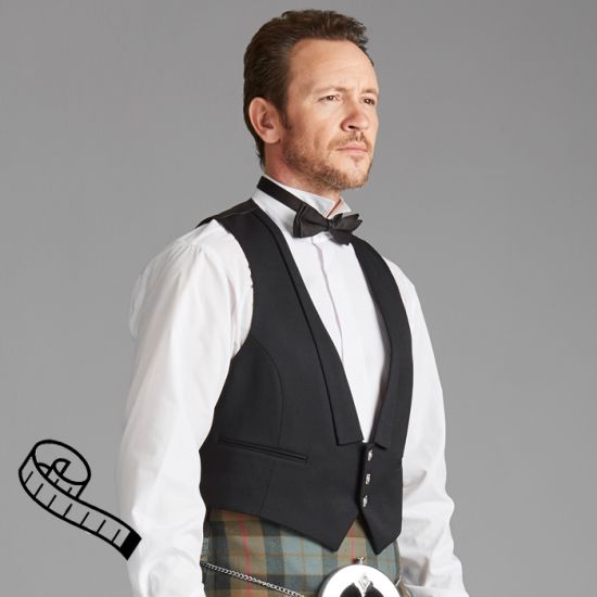 Evening Waistcoat, Velvet or Coloured Worsted, 3 buttons Special Order