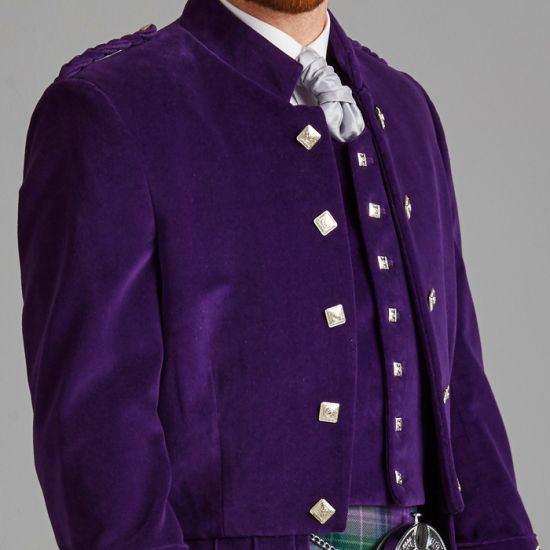 Sheriffmuir Vest, Velvet or Coloured Worsted, 7 buttons Special Order