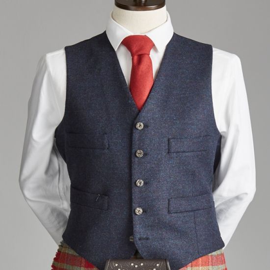 Kinloch Anderson Midnight Ocean Day Waistcoat