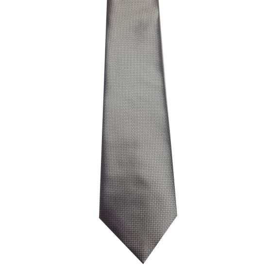 Wedding Tie in Polyester Basket Weave Pattern Long